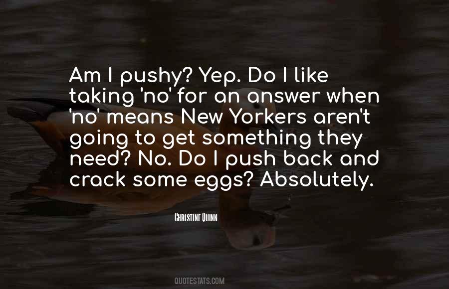Push Back Quotes #24927