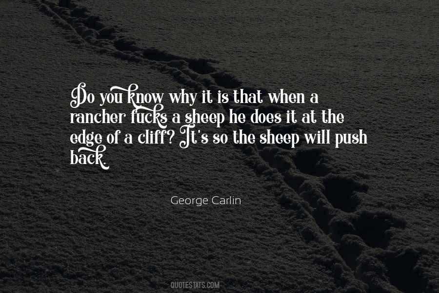 Push Over The Edge Quotes #1150150