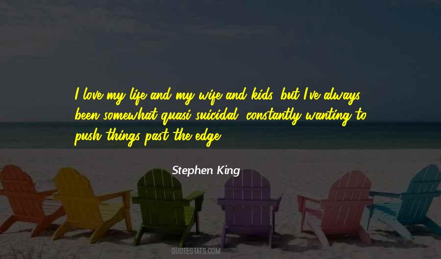 Push Over The Edge Quotes #1361515