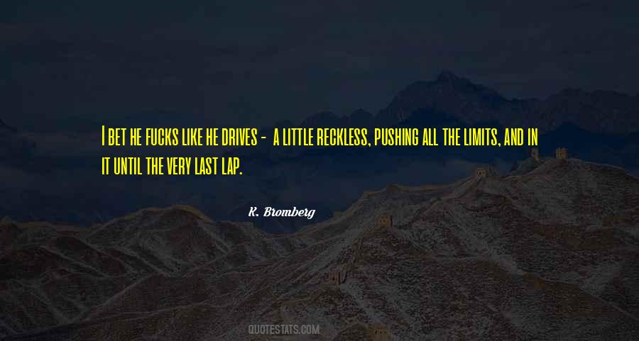 Pushing The Limits Quotes #430772