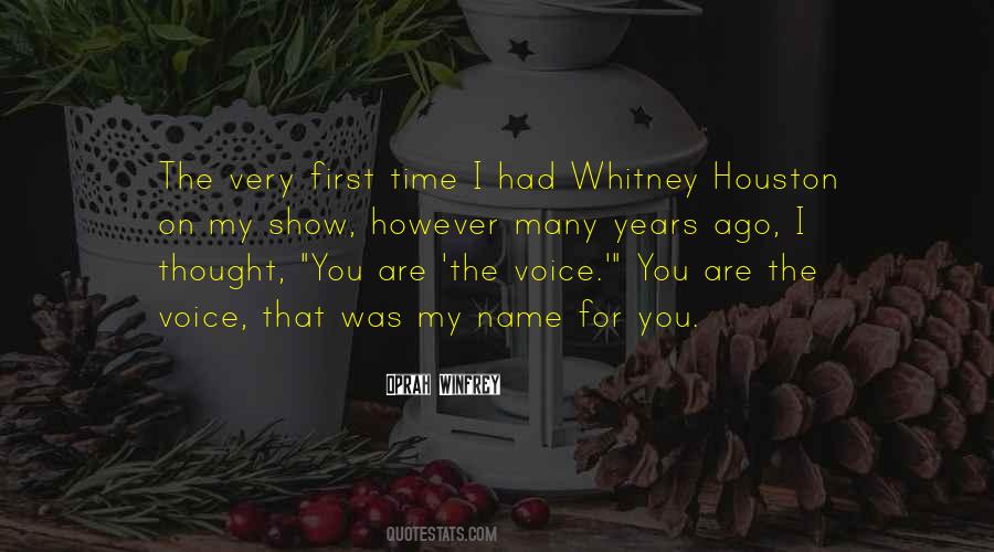 Quotes About Whitney Houston #1736376