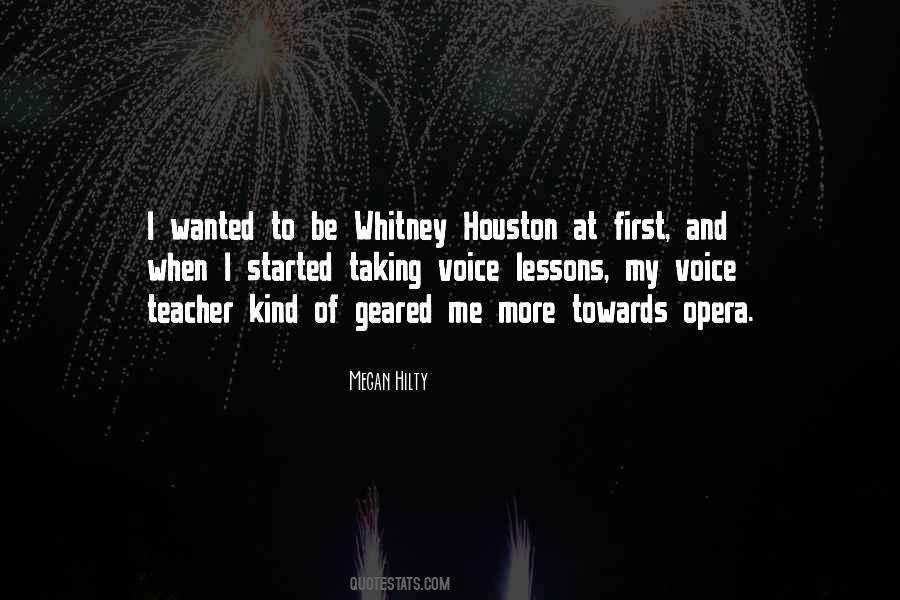 Quotes About Whitney Houston #183763