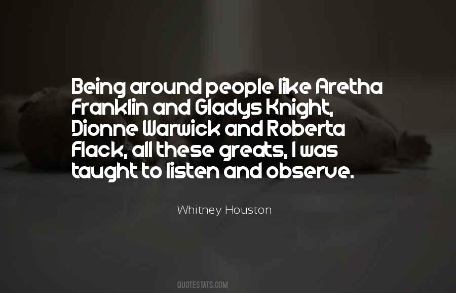Quotes About Whitney Houston #221293