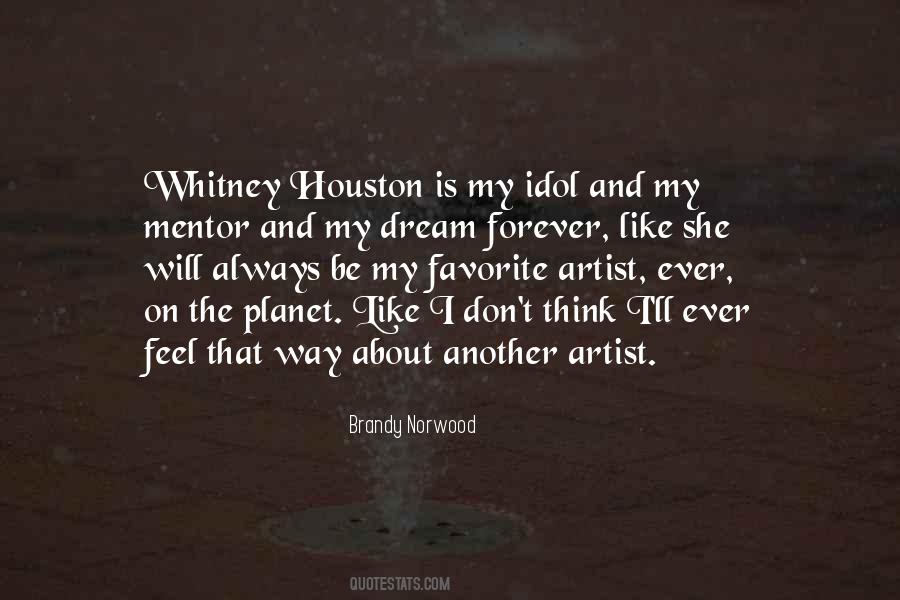 Quotes About Whitney Houston #418219