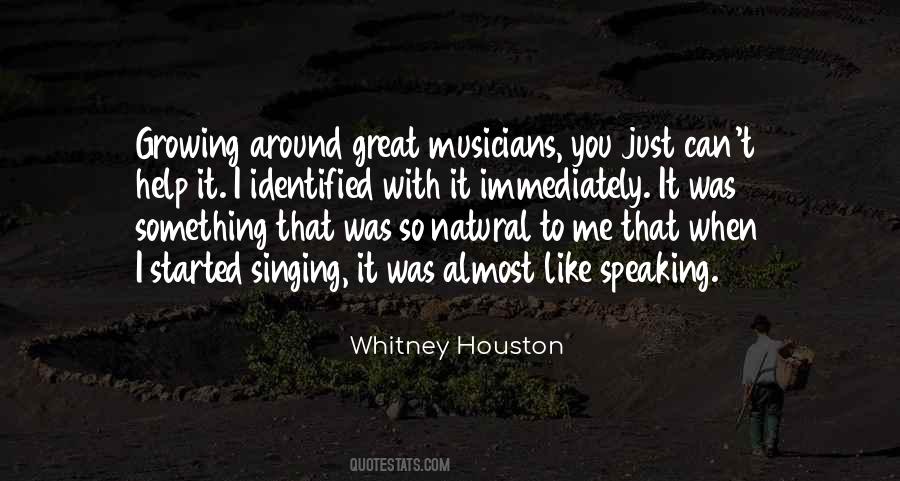 Quotes About Whitney Houston #65881