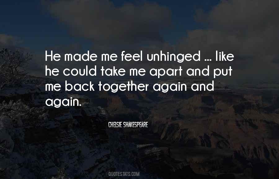 Put Me Back Together Quotes #58573