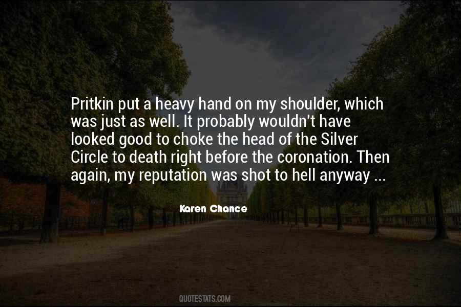 Put Your Head On My Shoulder Quotes #1517272