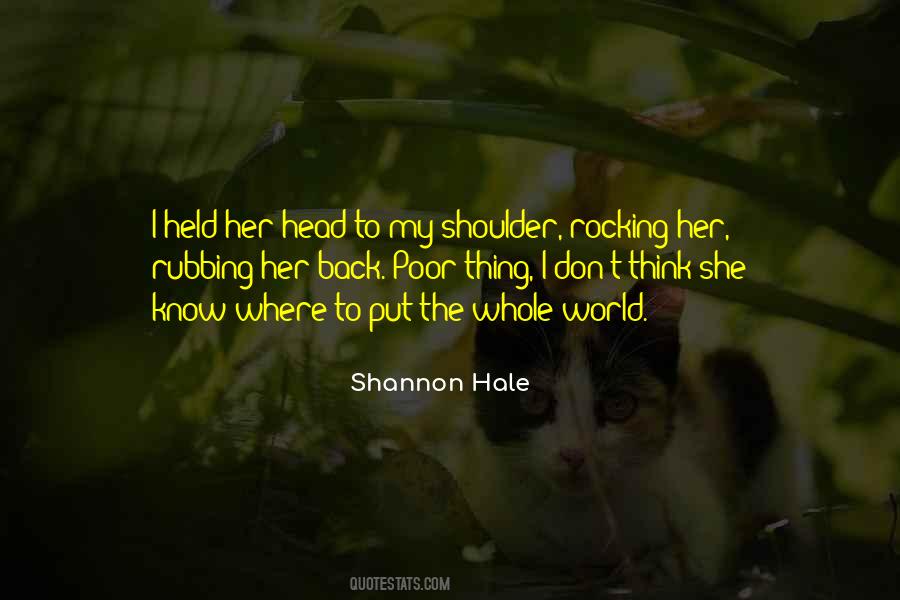 Put Your Head On My Shoulder Quotes #1616567