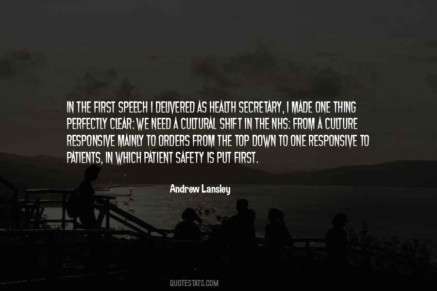 Put Your Health First Quotes #1154967