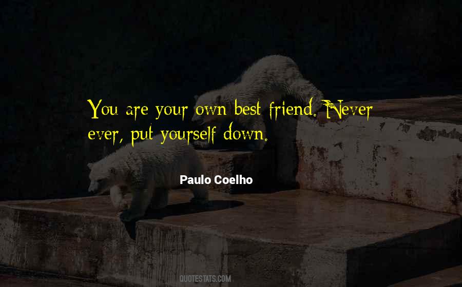 Put Yourself Down Quotes #1573514