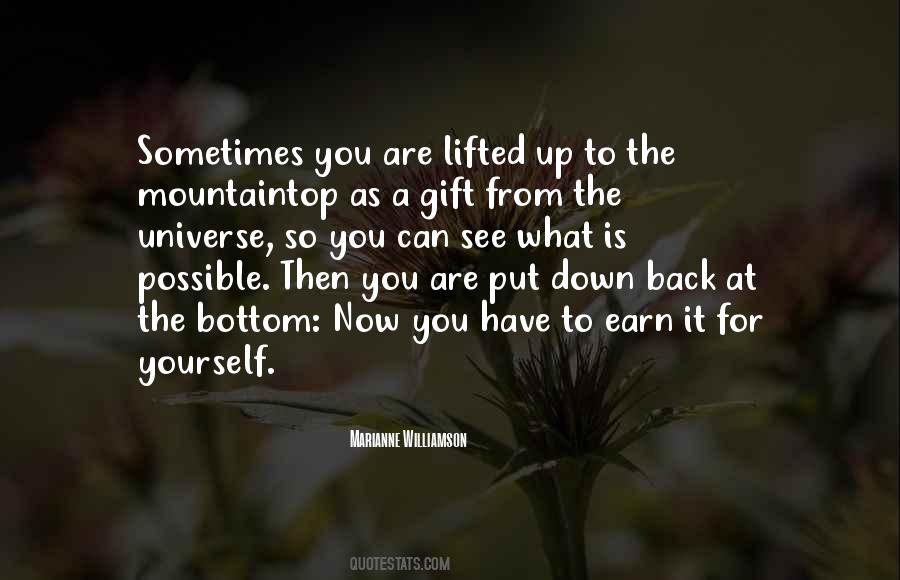 Put Yourself Down Quotes #554139