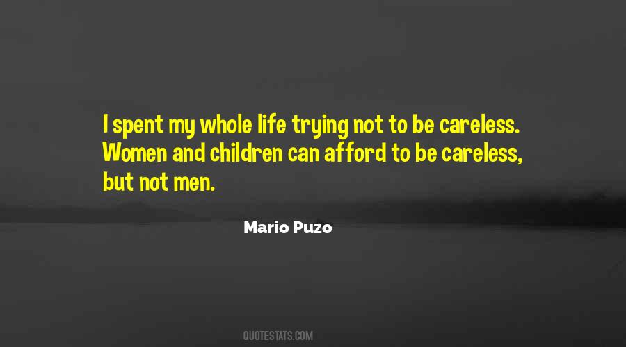 Puzo Quotes #759424