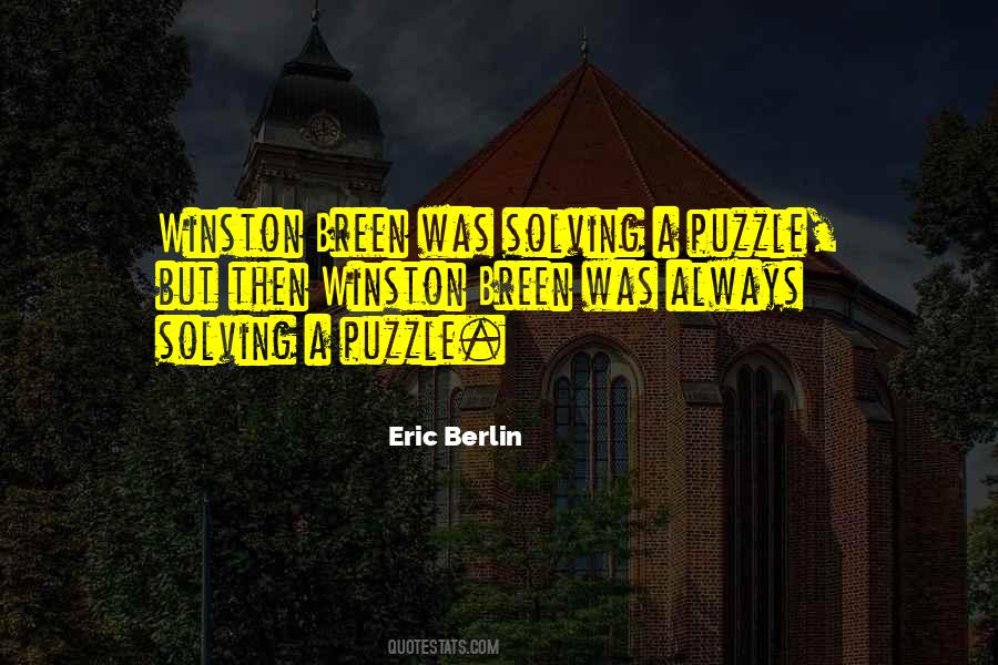 Puzzle Solving Quotes #1213876