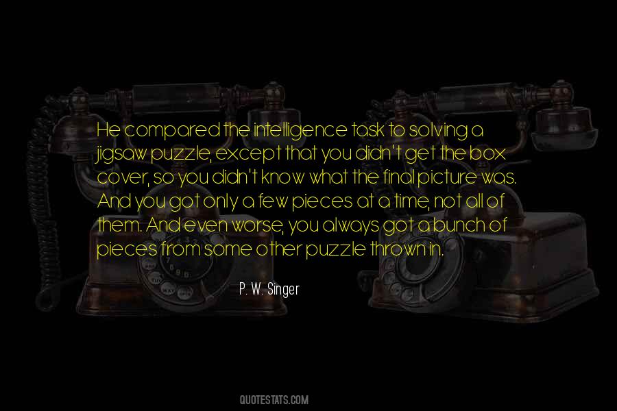 Puzzle Solving Quotes #1832720