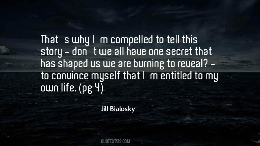 Quotes About Bialosky #1036805