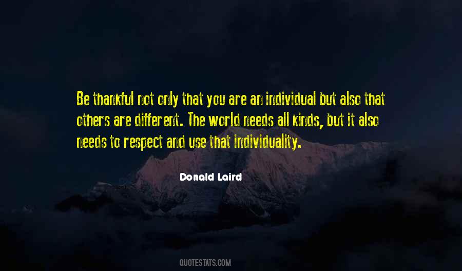 Quotes About Being An Individual #1533694