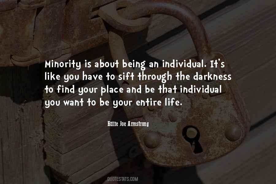 Quotes About Being An Individual #203865