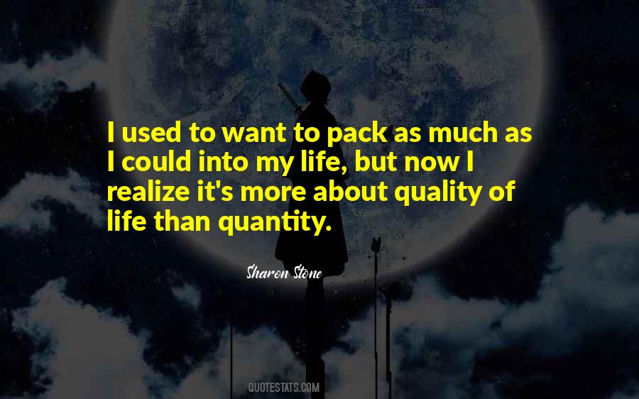 Quality Than Quantity Quotes #1430793