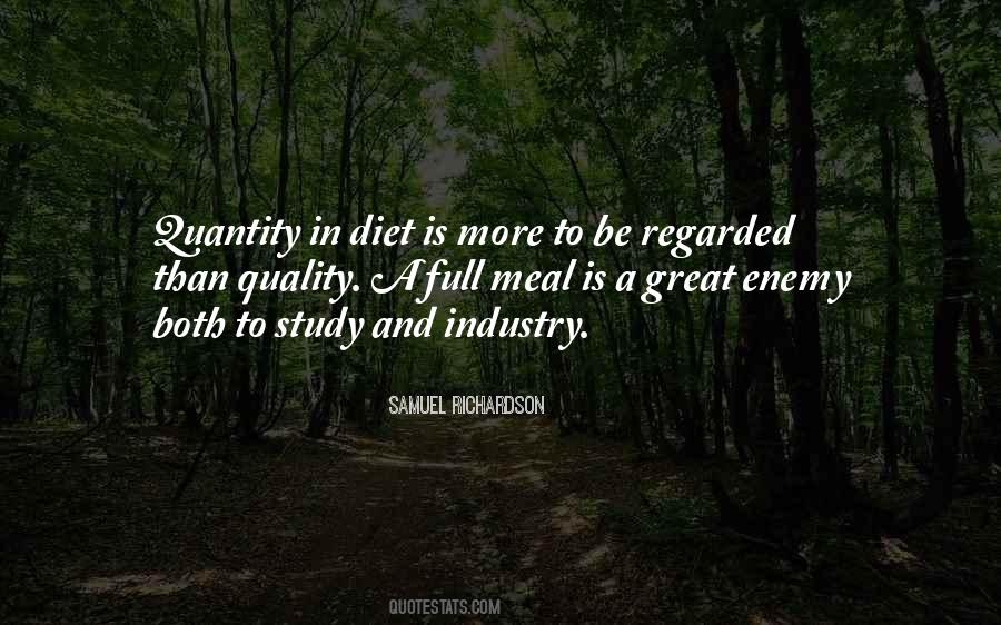 Quality Than Quantity Quotes #172212