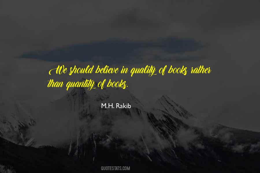 Quality Than Quantity Quotes #733275