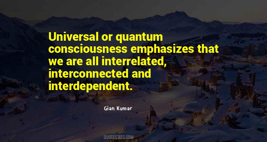 Quantum Consciousness Quotes #73735