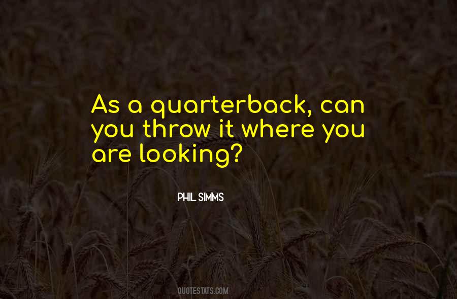 Quarterback Quotes #1043360