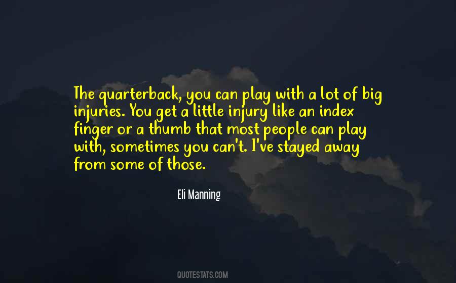 Quarterback Quotes #1680288