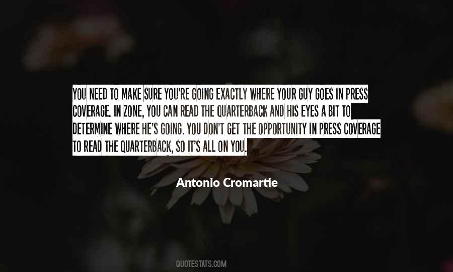 Quarterback Quotes #421599 Quarterback Quotes #421599