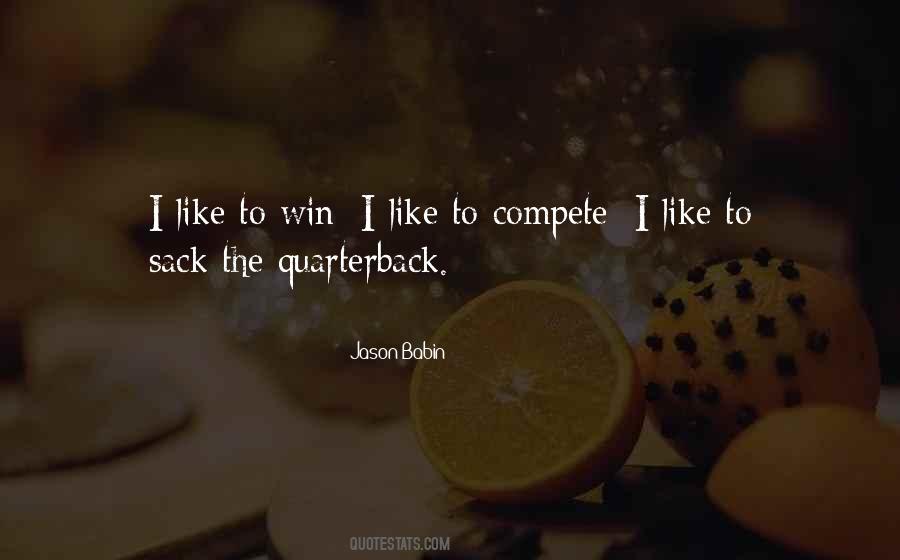 Quarterback Quotes #713389 Quarterback Quotes #713389