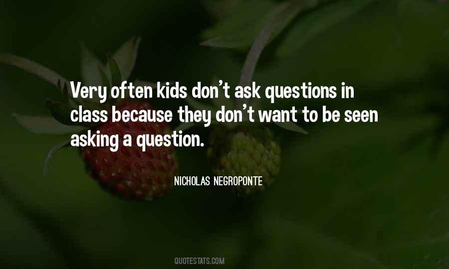Questions To Ask Quotes #72708