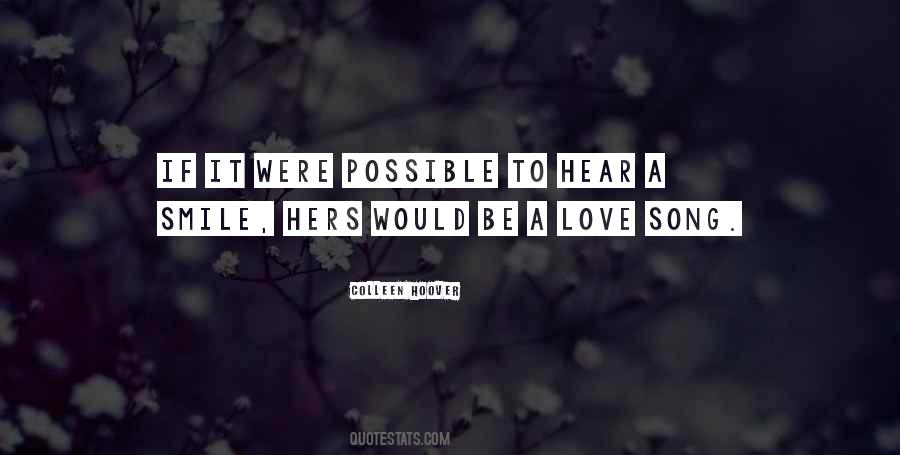 Quotes About A Love Song #1257875