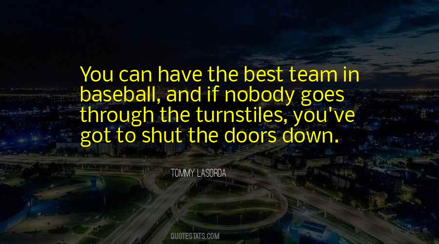 Quotes About Baseball Team #979148