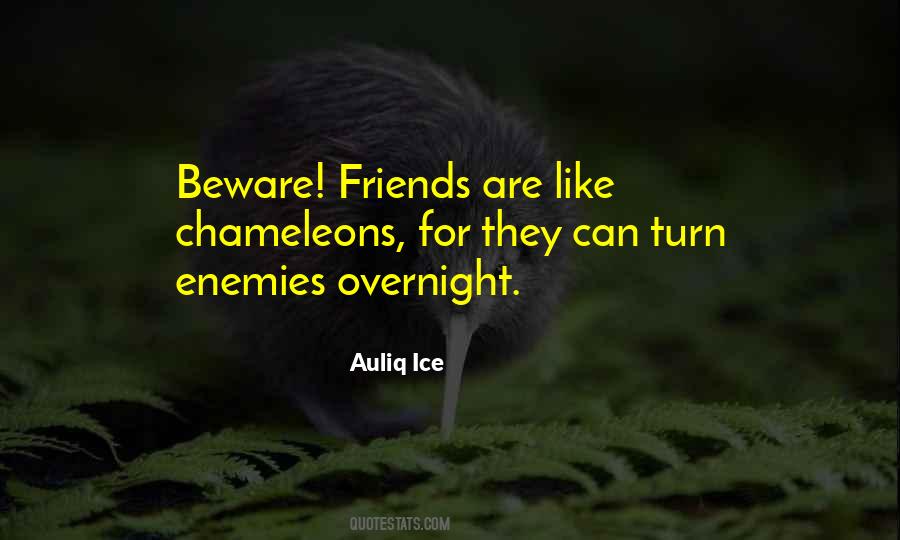 Quotes About Beware Of Enemies #1445915