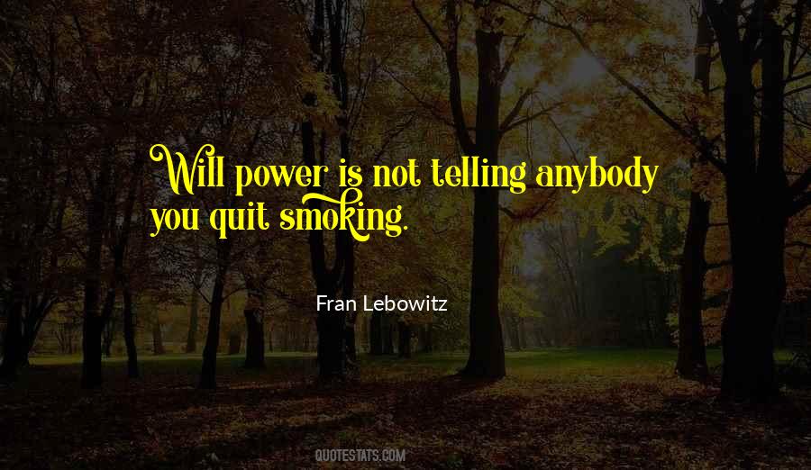 Quit Smoking Quotes #138063
