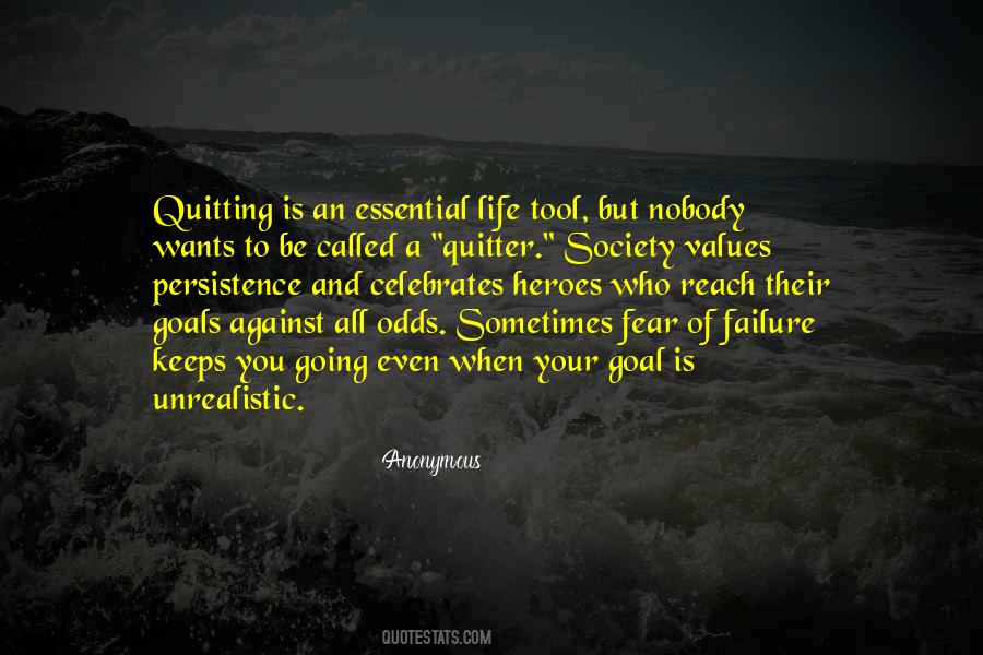 Quitter Quotes #1253709