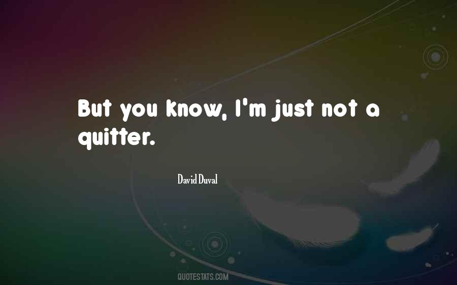 never take advice from a quitter quotes