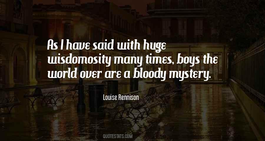 Quotes About Mystery #1681836