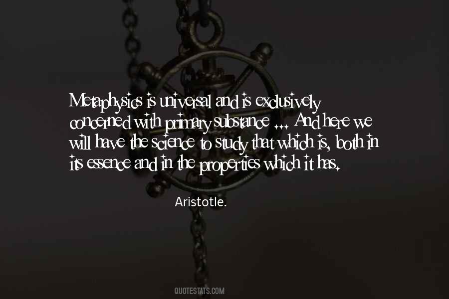 Quotes About Aristotle Metaphysics #40713