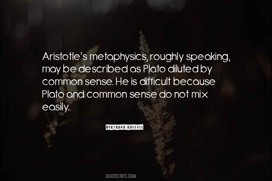 Quotes About Aristotle Metaphysics #998959