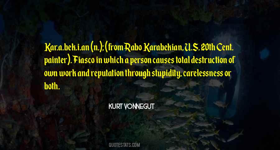 Rabo Karabekian Quotes #1662114