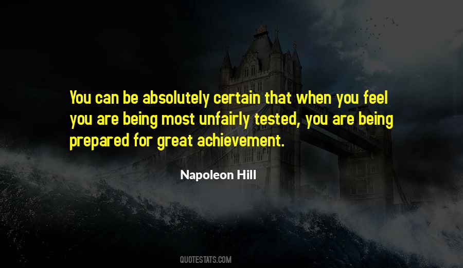 Quotes About Being Tested #166979