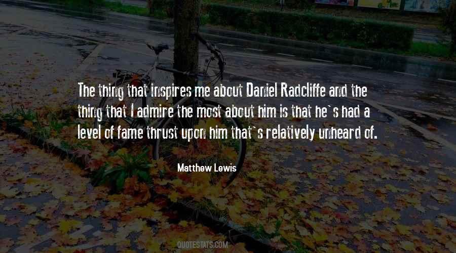 Radcliffe Quotes #548392