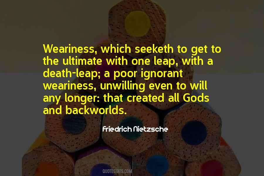 Quotes About Backworlds #1350801