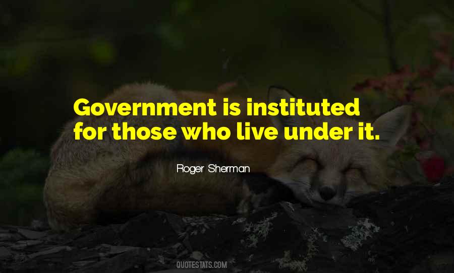 Quotes About Roger Sherman #1521593