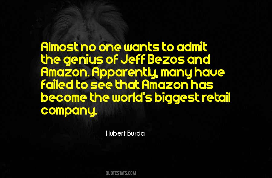 Quotes About Jeff Bezos #1199605