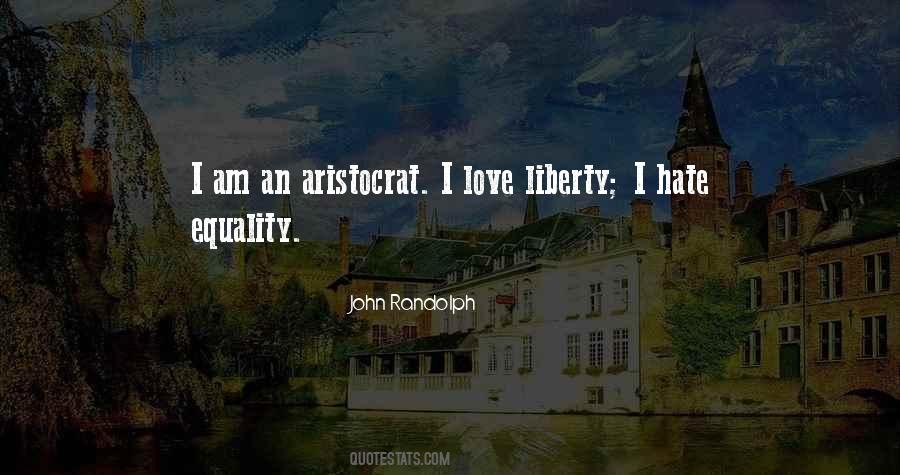 Quotes About Aristocrat #88830