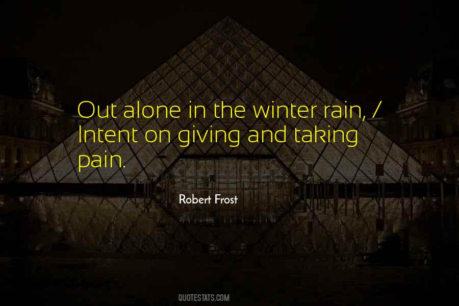 Rain And Pain Quotes #1072228