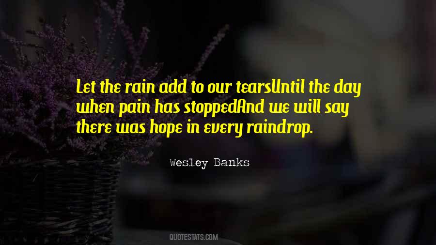 Rain And Pain Quotes #1599278