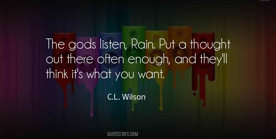 Rain And Quotes #75570