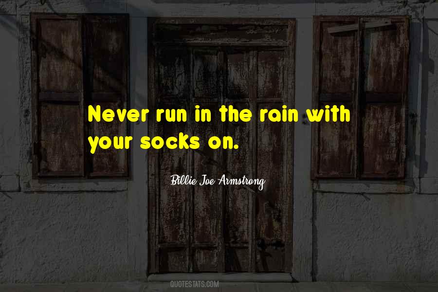 Rain And Running Quotes #1475214